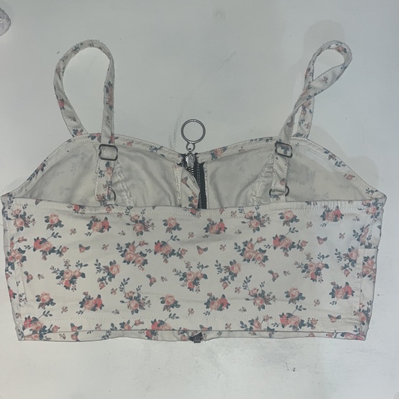 wild fable floral crop top - Picture 2 of 2